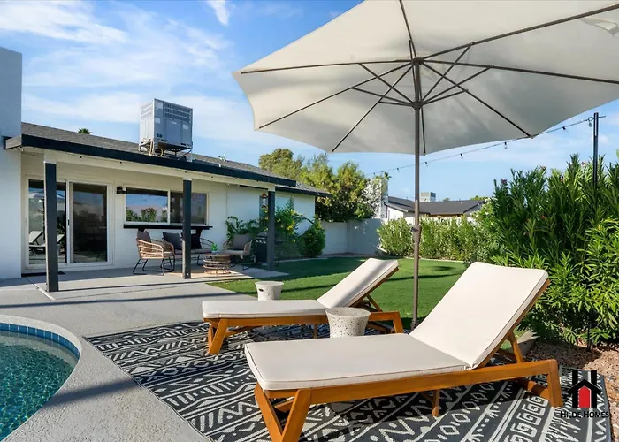 Prime Location Private Pool Hot Tub Bbq Area Office! * Phoenix